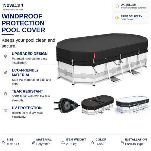 Oval pool cover - pool,