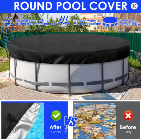 8ftround pool cover with - 8ftround,