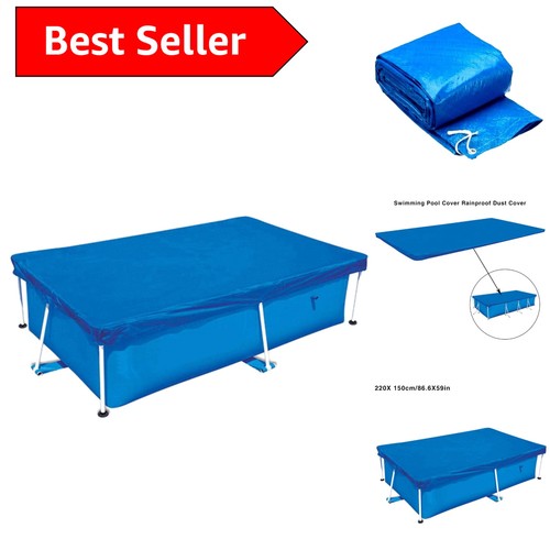 Compact rectangular pool - rectangular, cover